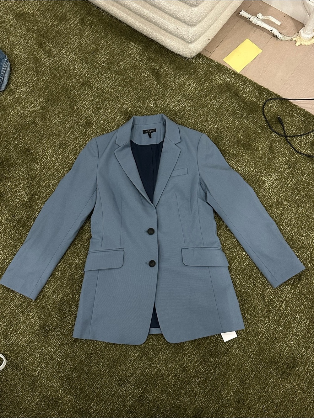 rag & bone Dusty Blue Tailored Women's Blazer